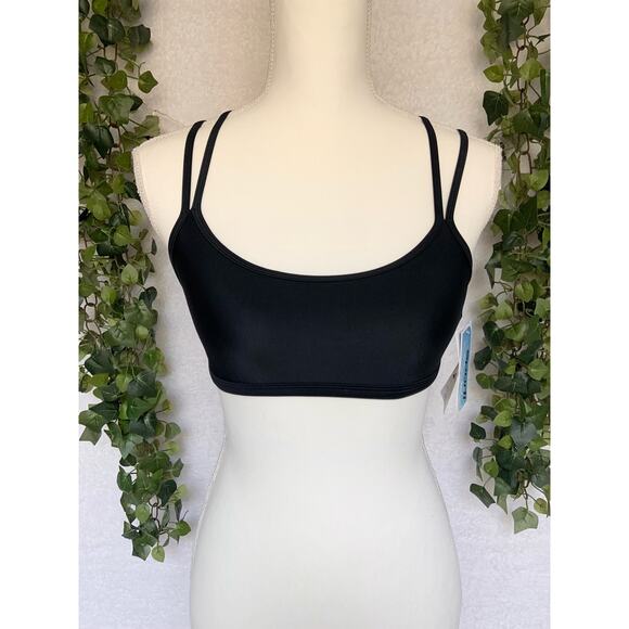 Sporti Other - NWT Sporti Black Double Cross Back Bikini and workout Top